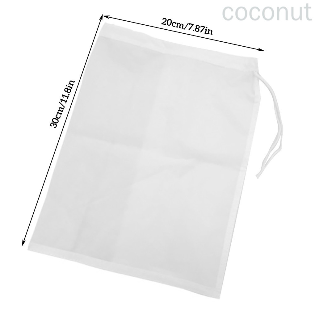 Set 200 Tấm Lưới Lọc Bằng Nylon Thân Thiện Với Môi Trường Có Dây Rút Tiện Dụng