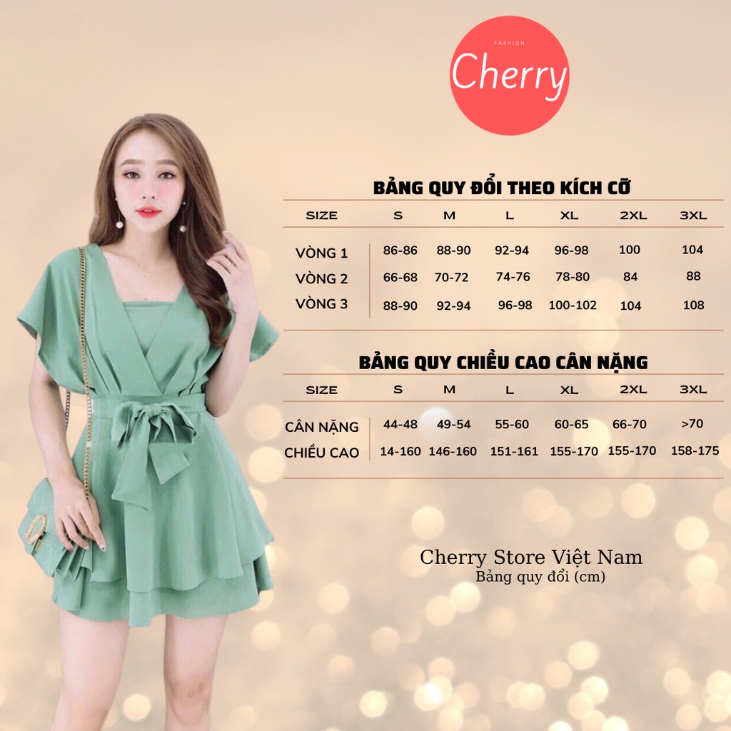Váy nữ cá tính xinh đẹp dáng jum CHERRY đầm nữ phong cách trẻ trung năng động V018