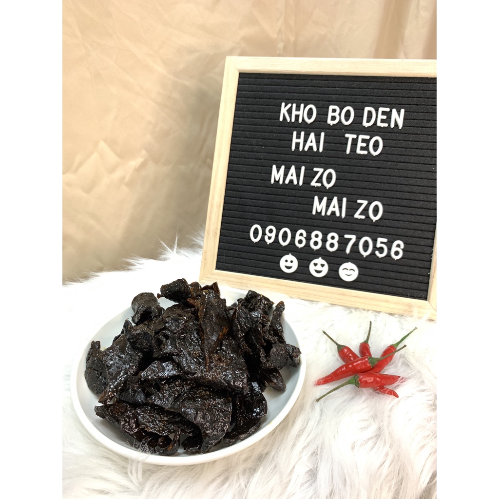 Khô bò đen 200g