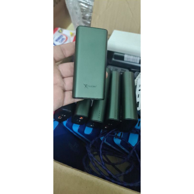 Chính Hãng - Pin sạc dự phòng Polymer 10.000mAh Type C PD QC3.0 Xmobile PowerSlim PJ JP213