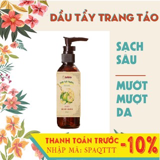 Dầu tẩy trang hạt táo cao cấp QUÊ MỘT CỤC sạch sâu, mướt da, chống nhăn da 100ml (handmade)