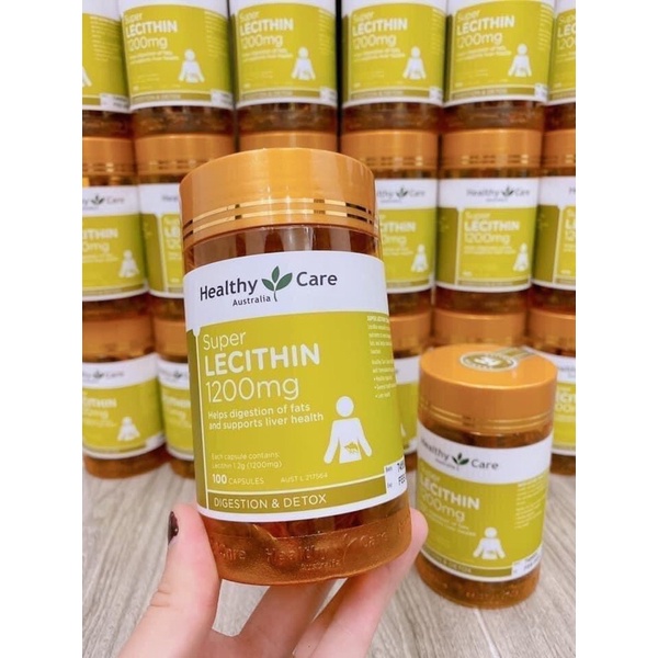 Mầm Đậu Nành Làm Đẹp Da Lecithin Healthy Care Hộp 100v