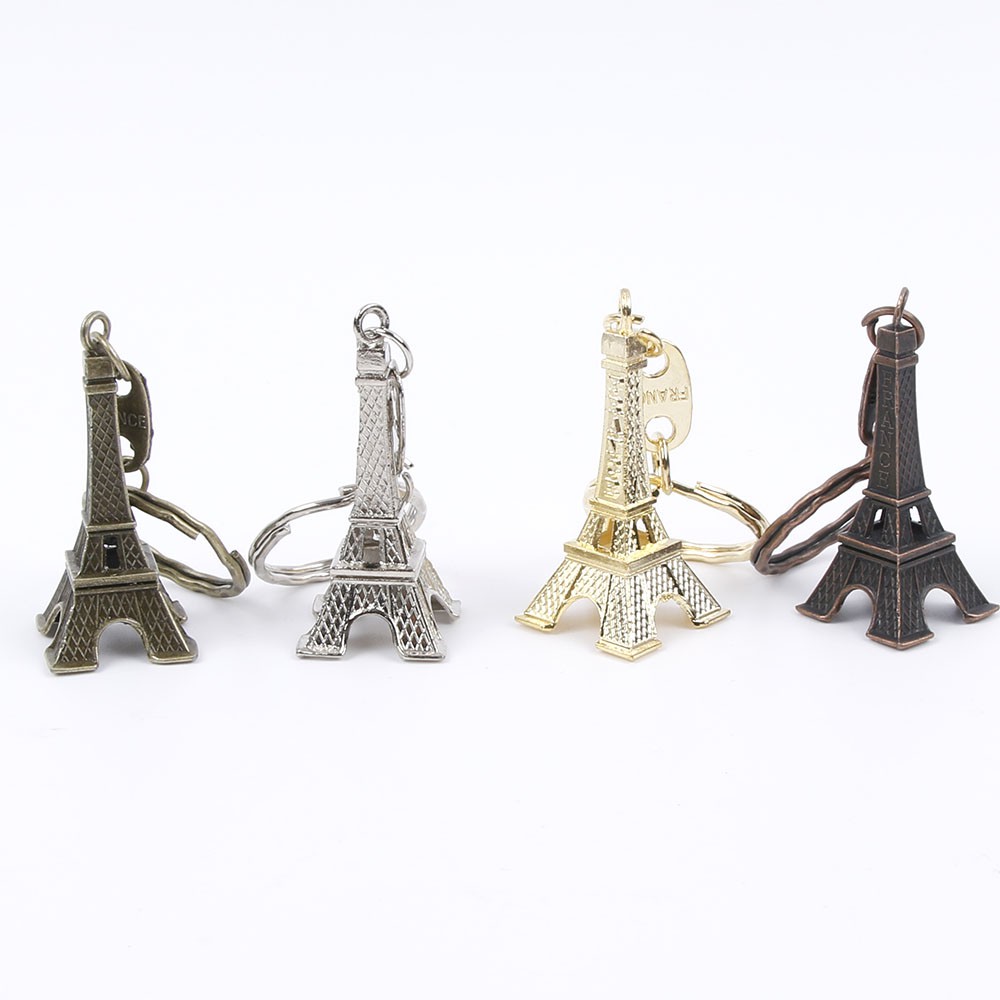 Paris Tour Decoration Ornament Ring Key Chain Eiffel Tower