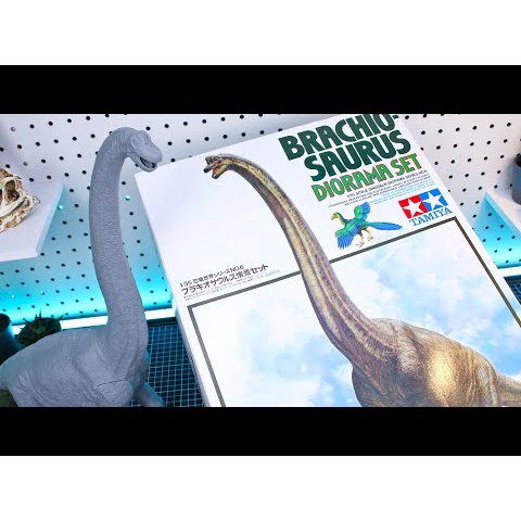 Mô hình lắp ráp khủng long 1/35 SCALE BRACHIOSAURUS DIORAMA SET 60106 TAMIYA