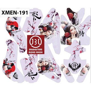 Tem trùm xe điện xmen 191