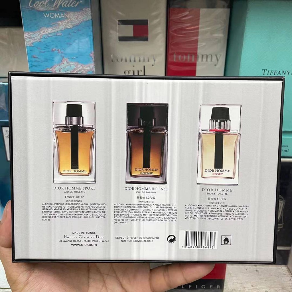 Set Nước Hoa Nam Dior Homme Parfum With 3 x 30ml