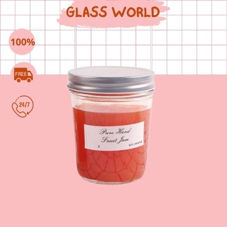 Hũ thuỷ tinh JD - [ RẺ VÔ ĐỊCH ] - Hũ 100-200-300-400-500ML nắp nhôm vặn làm bánh flan sữa chua siro mứt dễ vệ sinh