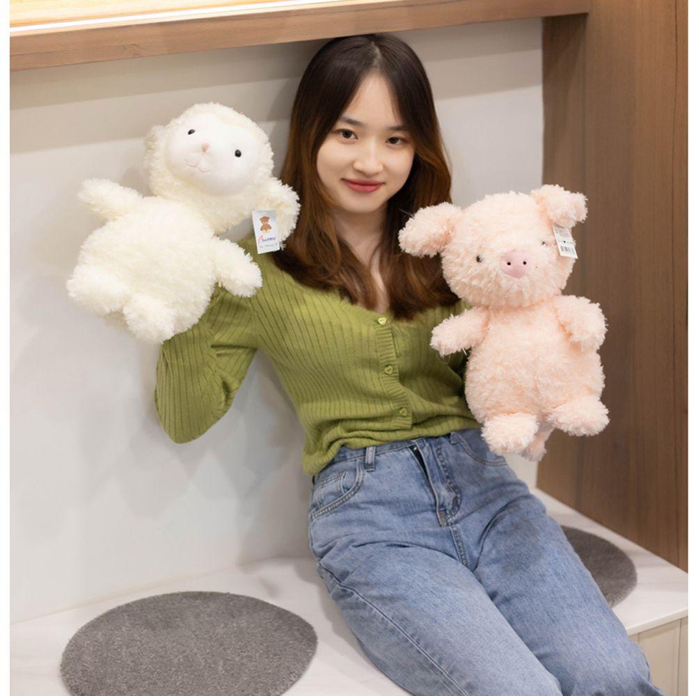 Chú Cừu Nhồi Bông Mềm Mại 20cm Trang Trí Đa Ứng Dụng