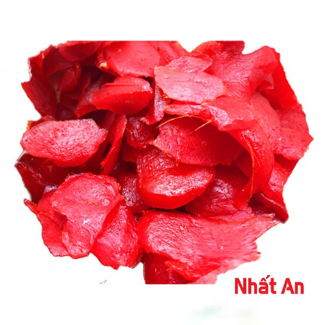 Mứt gừng đỏ Mứt gừng đỏ thái lát