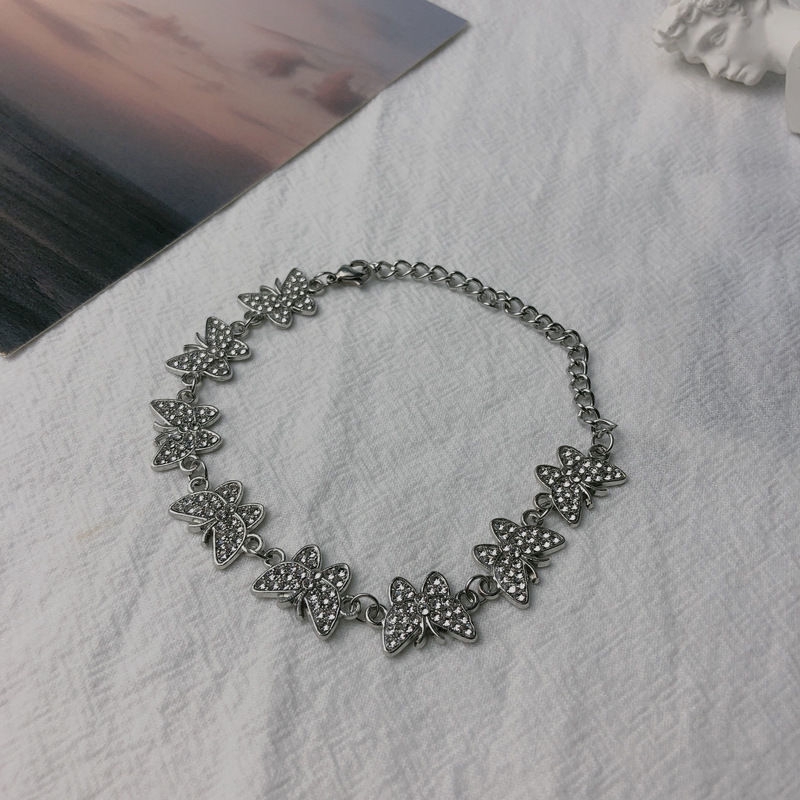 Vòng Tay Kim Loại Mặt Hình Bướm Đính Đá Xinh Xắn 22379 | BigBuy360 - bigbuy360.vn