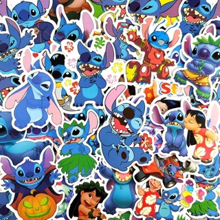 Sticker stitch set 30-60 cái ép lụa / hình dán stitch dễ thương