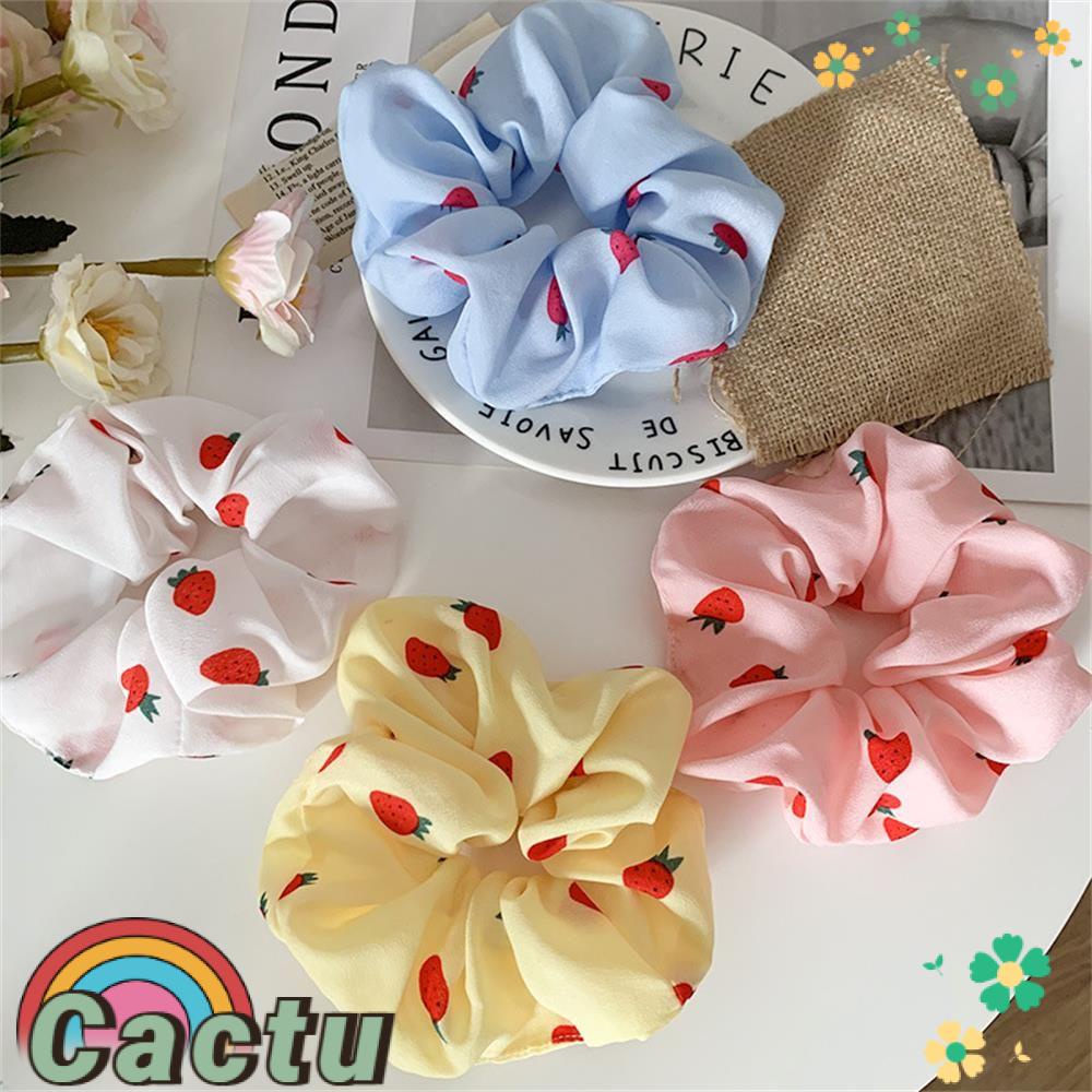 Dây Cột Tóc Co Giãn Hình Trái Cây Phong Cách Hàn Quốc Cho Nữ