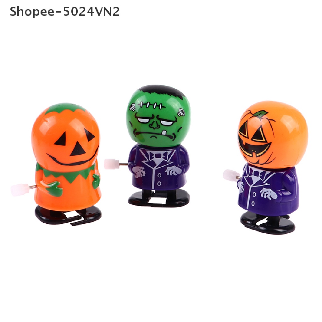 [Mới &amp; Halloween &amp;] Đồ Chơi Lên Dây Cót Hình Mắt Bí Ngô Phù Thủy Ma Cà Rồng Nhảy Múa Đi Bộ Cho Tiệc