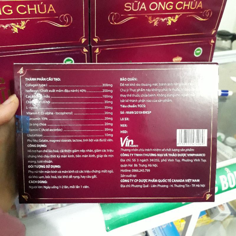 Collagen sữa ong chúa