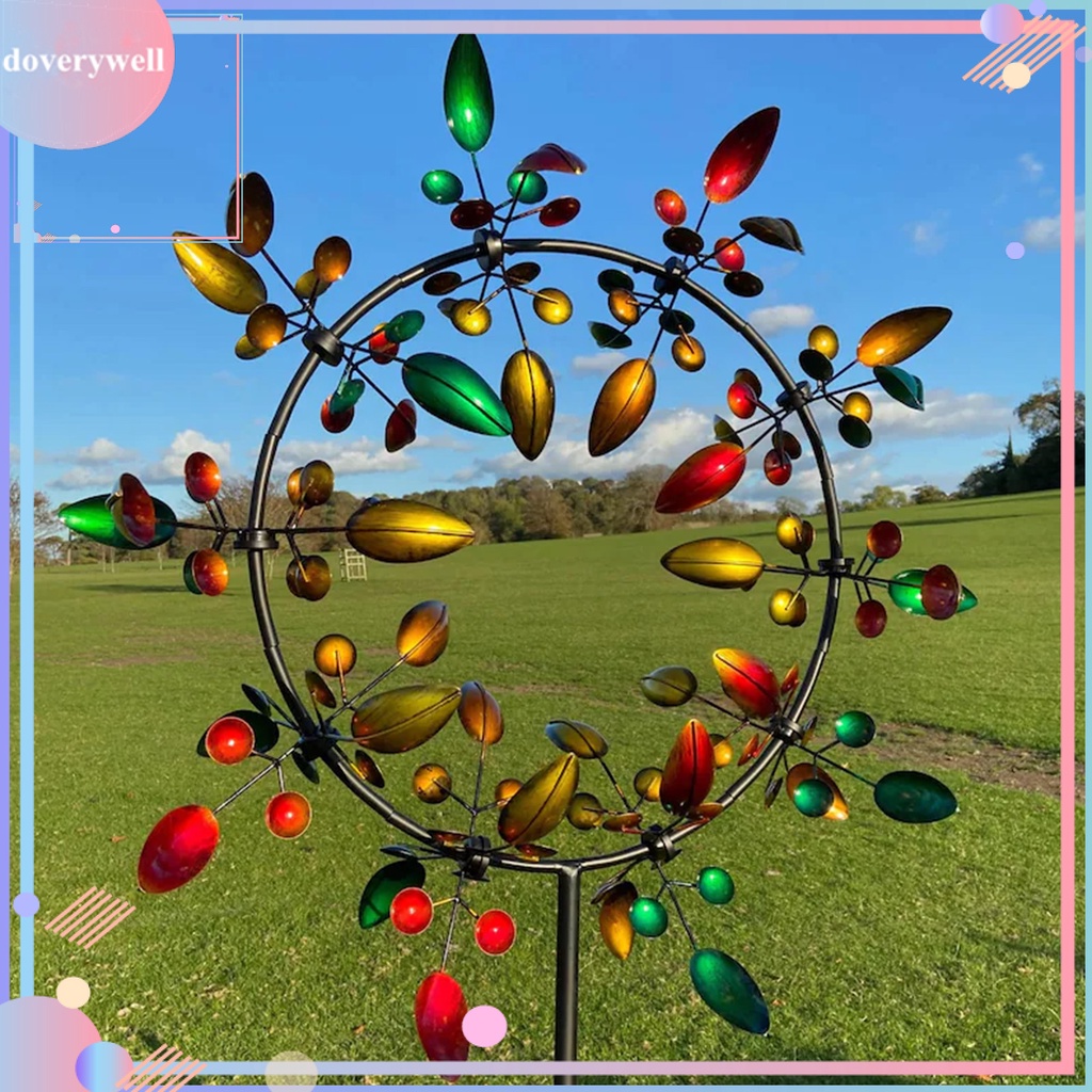 Chong Chóng Xoay Nhiều Màu Sắc Trang Trí Sân Vườn