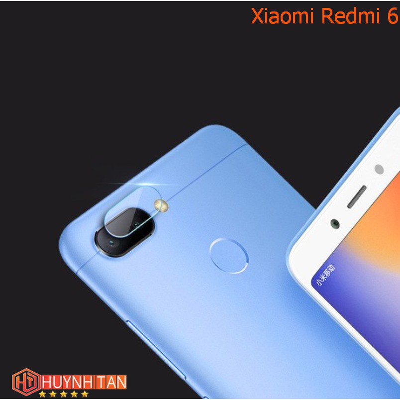 Kính cường lực camera Xiaomi Redmi 6 siêu mỏng vát cạnh bảo vệ tốt