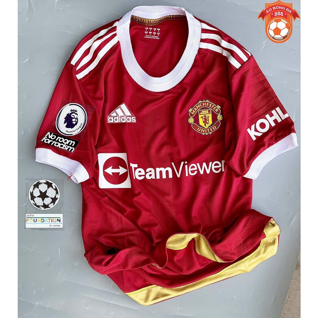 Áo Bóng Đá CLB Manchester United, Quần Vát Sân Nhà 2021 - Chuẩn Mẫu Thi Đấu - Vải Polyestr Gai Thái
