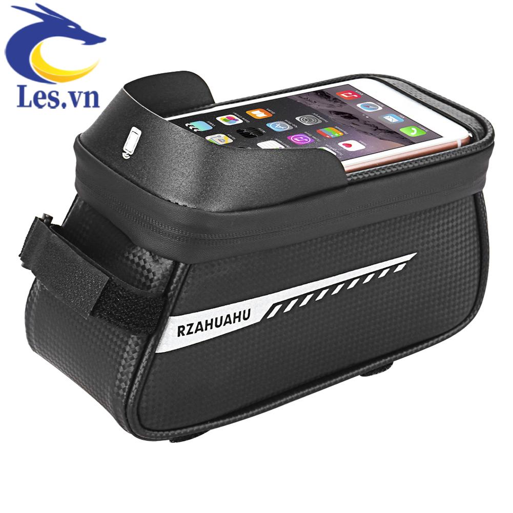 Túi Đựng Điện Thoại Chống Thấm Nước Có Thể Chạm Màn Hình Cảm Ứng Gắn Sườn Xe Đạp Leo Núi