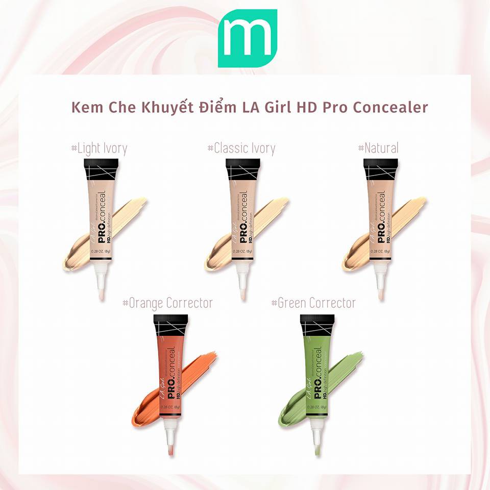 Kem Che Khuyết Điểm LA Girl HD Pro Concealer