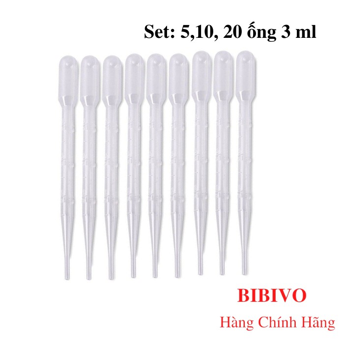 Pipet 3ml - đa năng, đa dụng - Combo 5,10,20 ống