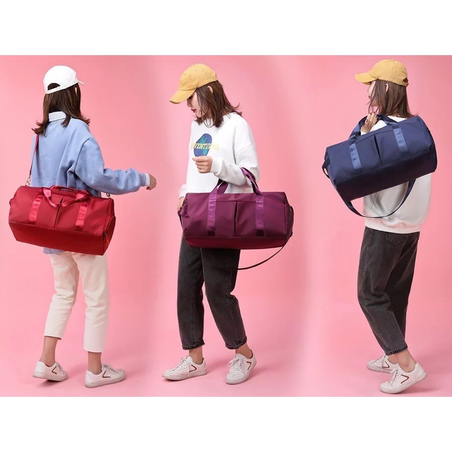 Túi du lịch size lớn chống thấm nước đa năng có ngăn đựng giày riêng biệt MiibooShi SF703