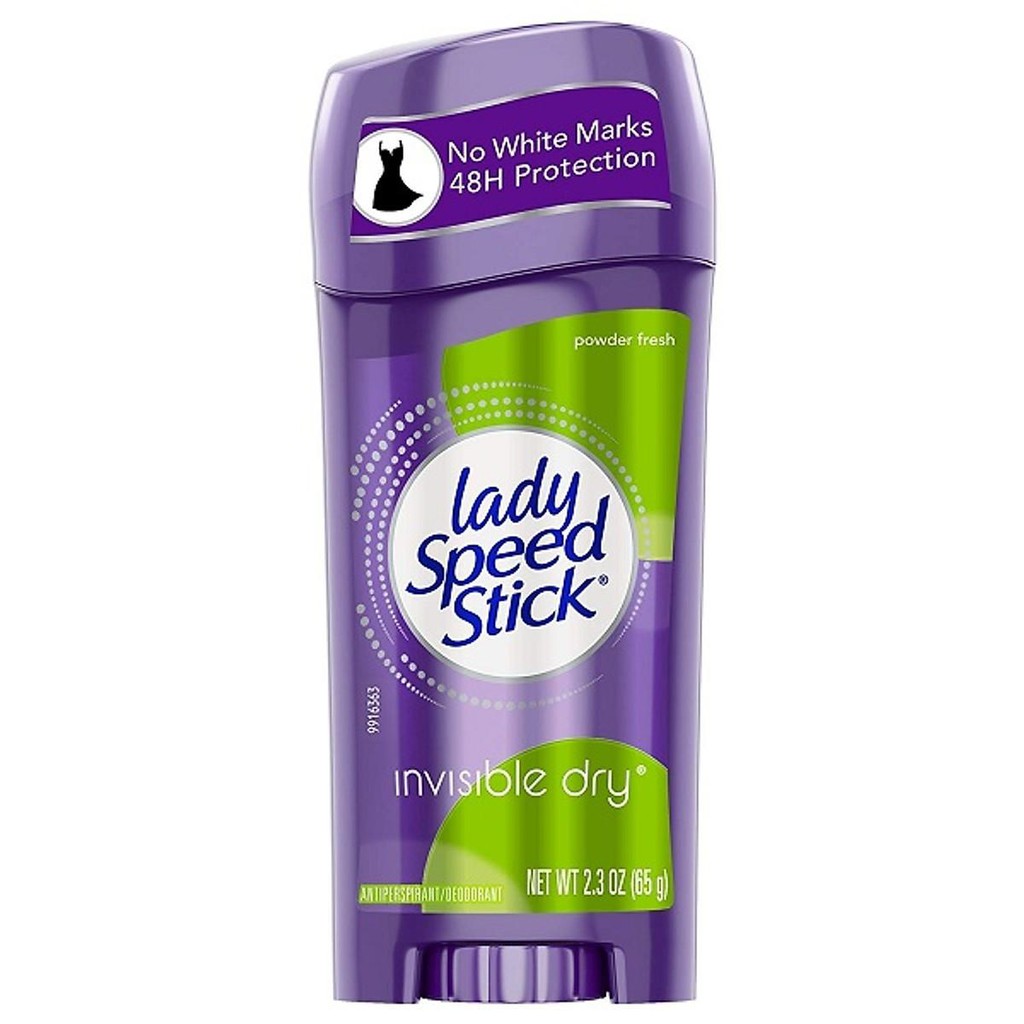 Lăn khử mùi LADY SPEED STICK ngăn quá trình tiết mồ hôi, dưỡng da cho vùng da dưới cánh tay đẹp mịn màng 65g