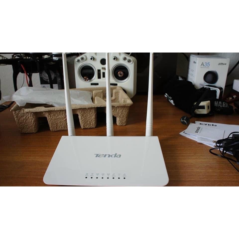 Bộ phát wifi TENDA F3  3 râu hình thức đẹp xuyên tường modem router wifi tốc độ 300Mbps | BigBuy360 - bigbuy360.vn
