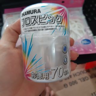 Tăm chỉ nha khoa Okamura Asahi Nhật Bản. Hộp 70caay