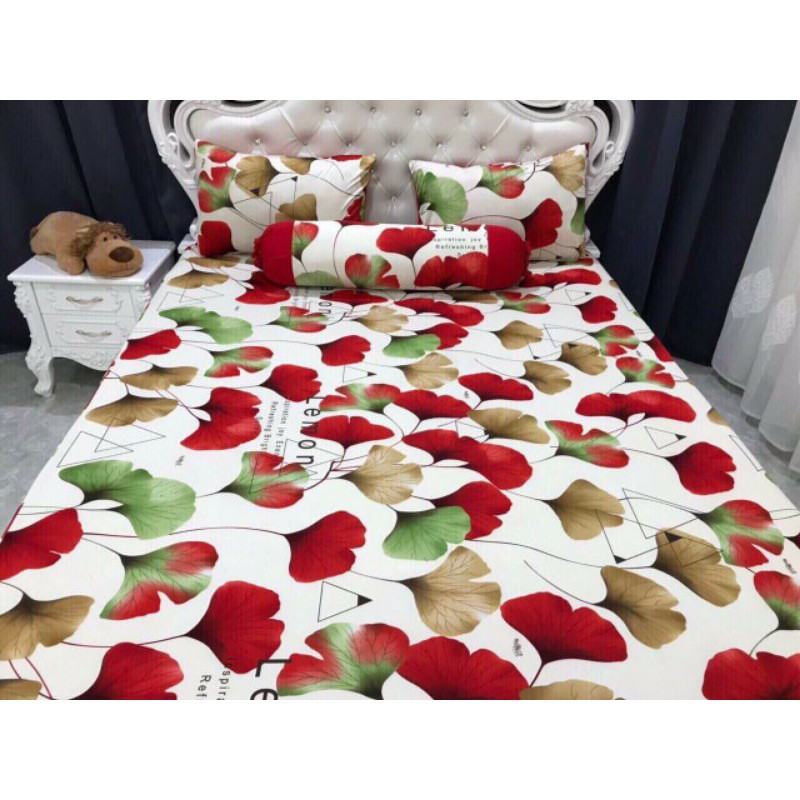 Bộ drap thun lạnh in 3D [ XẢ KHO] inbox chọn màu | BigBuy360 - bigbuy360.vn