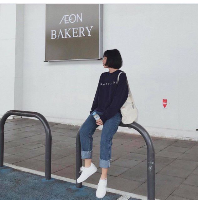 Quần Jeans Suông gập gấu | BigBuy360 - bigbuy360.vn