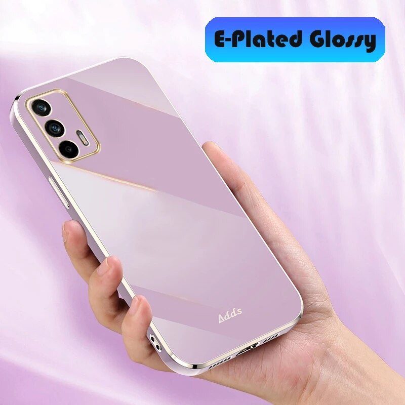 Ốp điện thoại TPU mềm dáng vuông cho Realme GT Neo 2 XT X X7 Pro 7 8 5G V5 V13 V15 V11