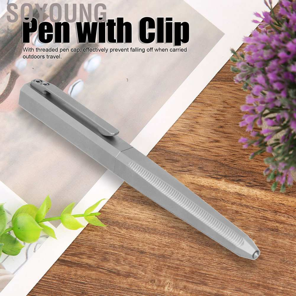 Bút Ký Tên Bằng Hợp Kim Thép Titan Kèm Kẹp Tiện Dụng