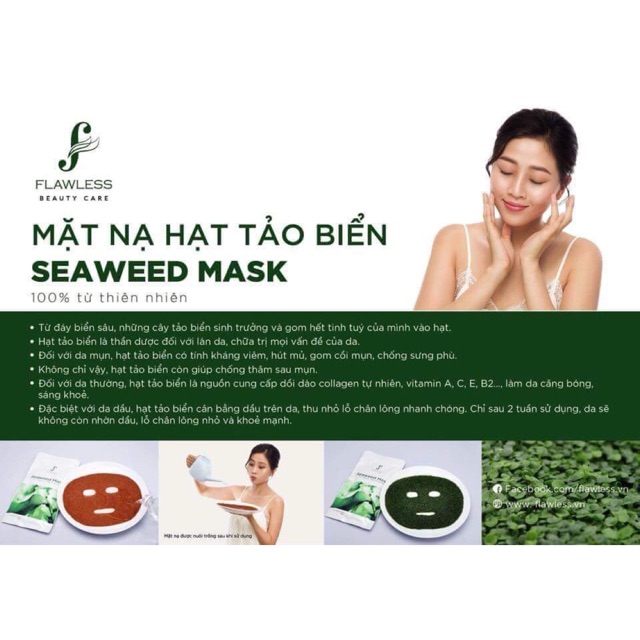 MẶT NẠ HẠT TẢO BIỂN FLAWLESS