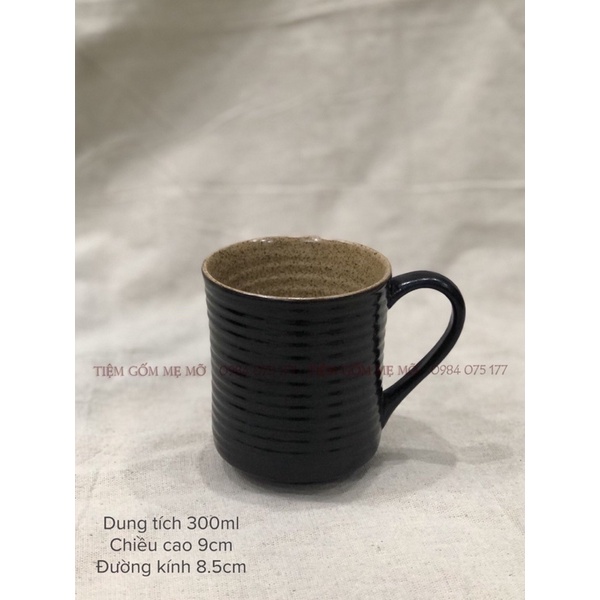 Cốc sứ ly sứ có nắp men gốm Bát Tràng