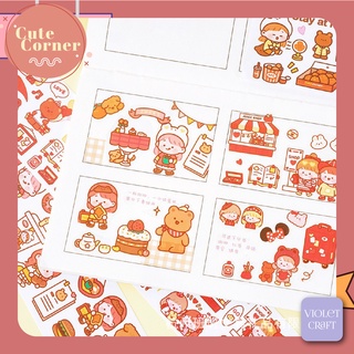 ✨🍬 Set Sticker Bé Gái Thường Nhật Dễ Thương 🍬✨ (Trang Trí Sổ, Bullet Journal, Planner)