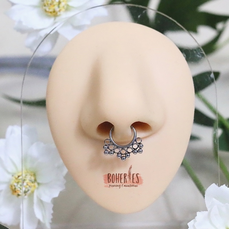 Boheries/Khuyên tai cho Daith, khuyên Septum vách ngăn mũi thép y tế không gỉ