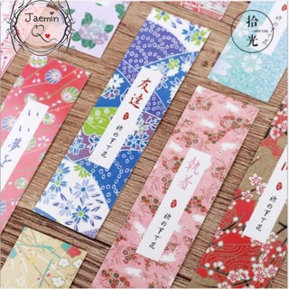 Bộ 30 bookmark phong cách Nhật Bản