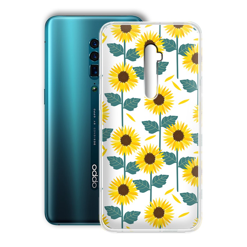[FREESHIP ĐƠN 50K] Ốp lưng Oppo Reno 10X Zoom Edition (6.6inch) in hình hoa cỏ mùa hè độc đáo - 01230 Silicone Dẻo