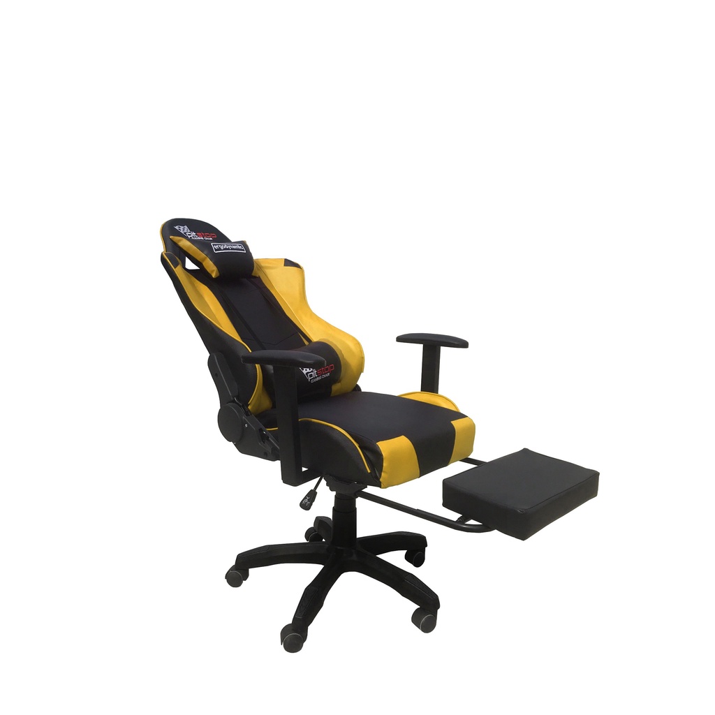 Ghế gaming Pitstop có gác chân VX18 ghế chơi game thủ cao cấp, nâng hạ, ngả lưng, bọc da - Nội Thất Vạn Xuân