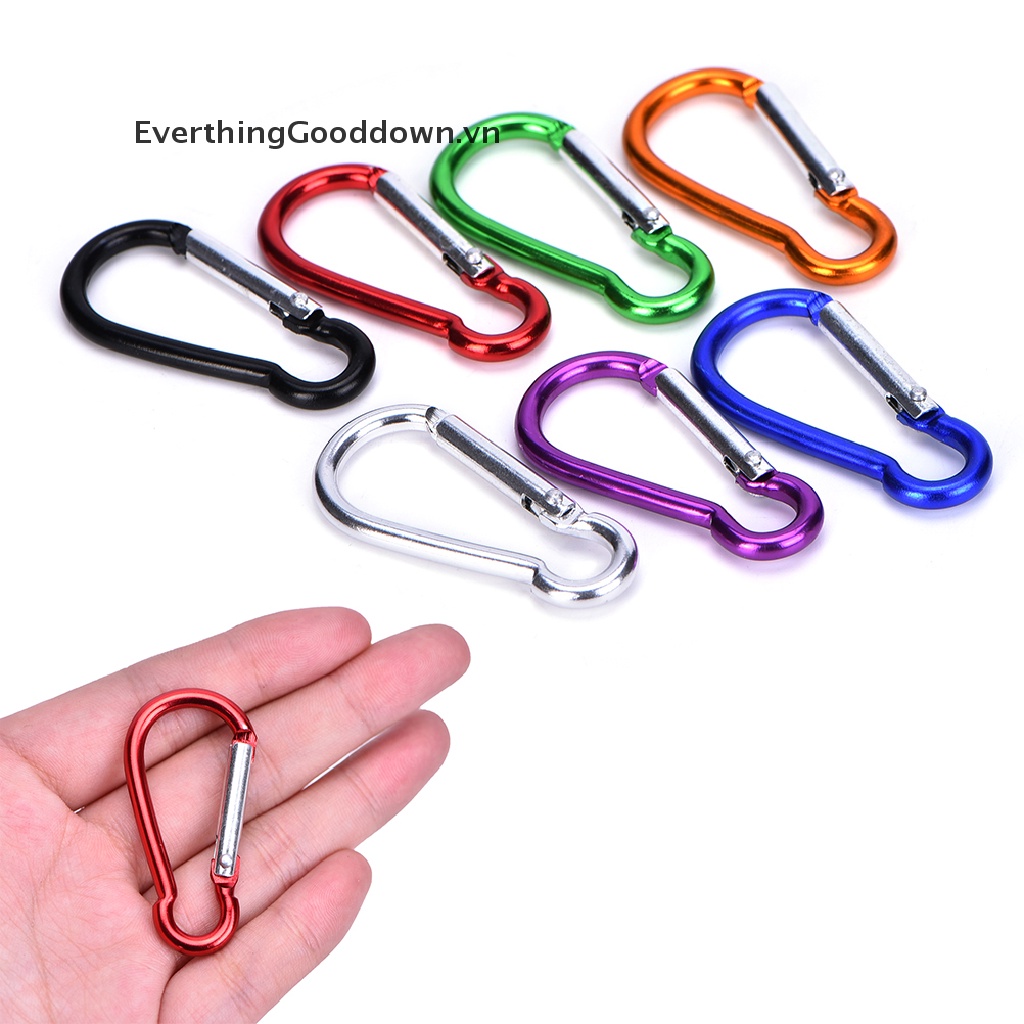 Everthinggood Móc Khóa Chữ D Bằng Nhôm Dùng Cắm Trại / Karabiner