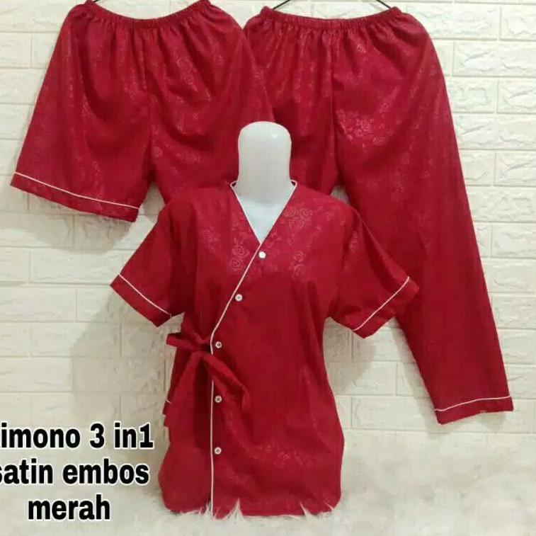 Sản phẩm giảm giá hôm nay	Thỏ99_shop PIYAMA KIMONO 3IN1 / SATIN EMBOS SIZE FIT TO XL | BigBuy360 - bigbuy360.vn