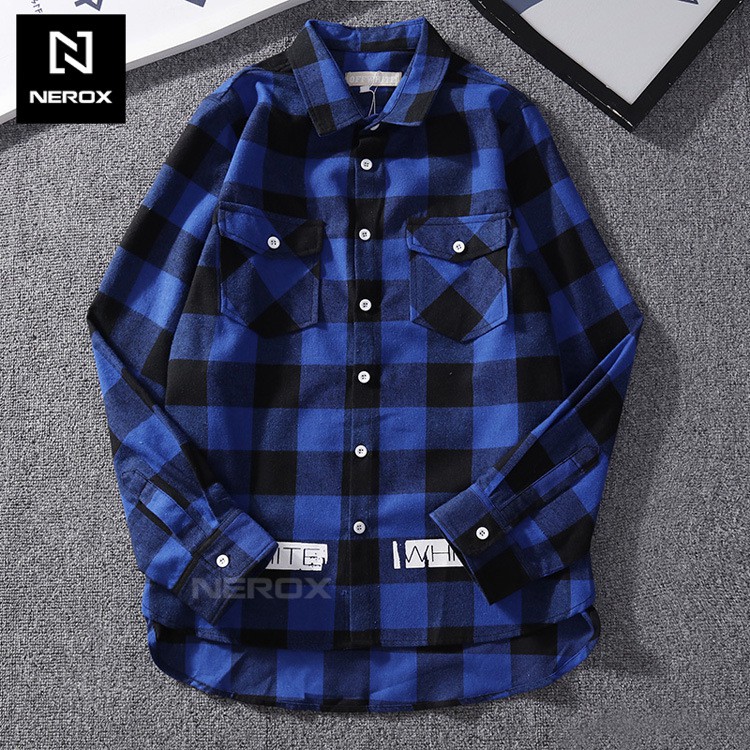 Áo khoác sơ mi caro NER - AKC - 308, áo sơ mi unisex – NEROX | BigBuy360 - bigbuy360.vn