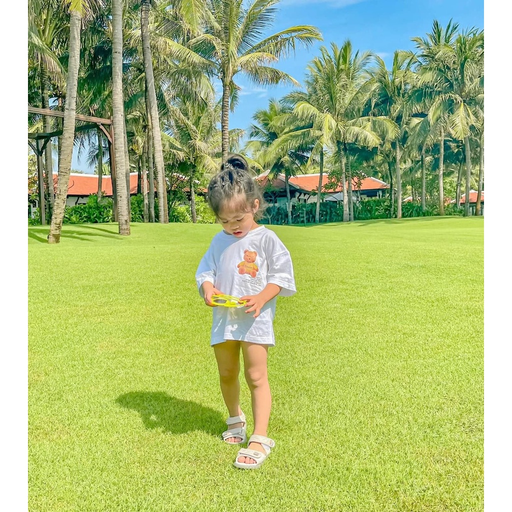 Áo thun tay lỡ, cồ tròn cho bé và gia đình họa tiết Niko Las vải cotton mềm mịn, thoáng mát – Sammy_VN