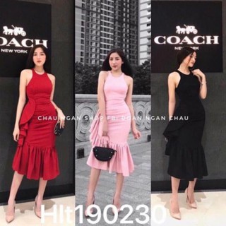 Đầm body đuôi cá bèo bên