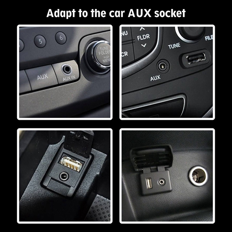 Cáp chuyển đổi cổng Type-C sang jack âm thanh AUX 3.5mm cho thiết bị Android IOS trên xe hơi