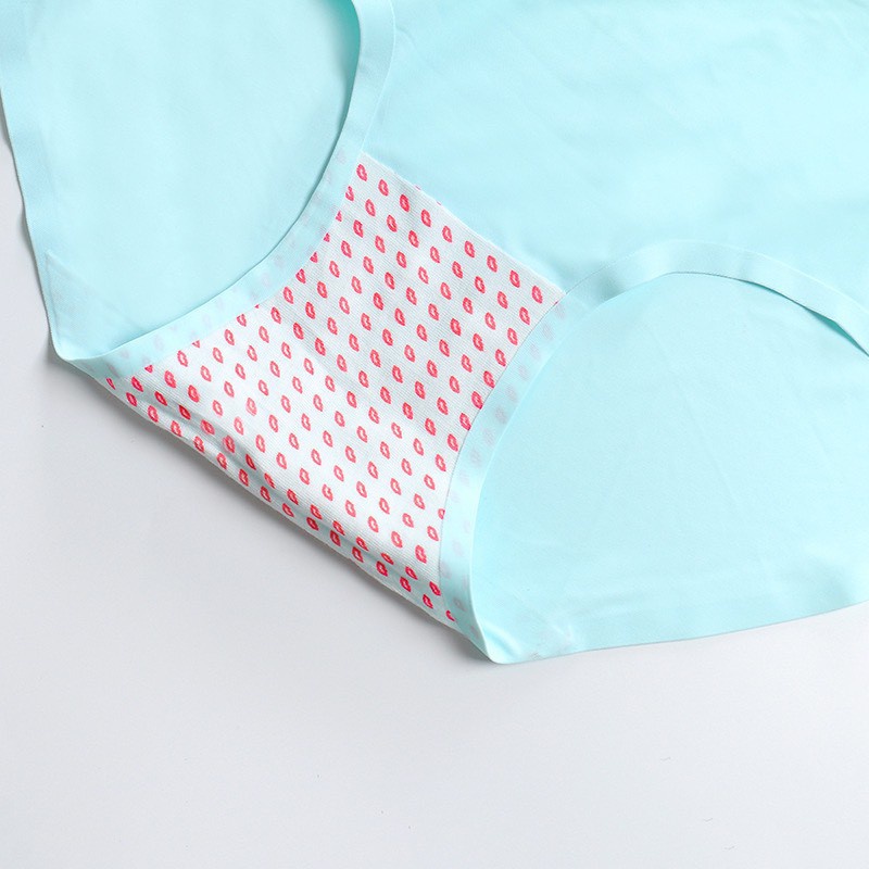 Quần Lót Nữ Đúc Su thun lạnh cao cấp in hình môi không đường may mềm mại kháng khuẩn được chọn màu mẫu 830