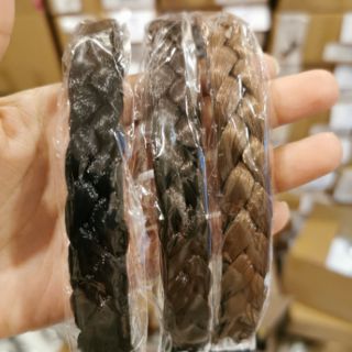 Cài tóc giả kiểu tóc thắt bím