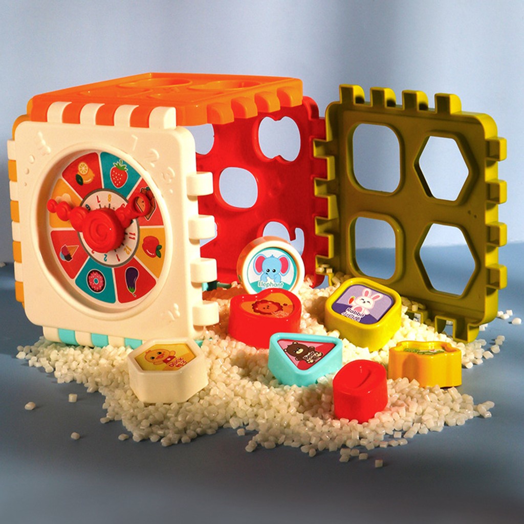 Đồ chơi khối lập phương xếp hình giáo dục sớm thú vị cho bé