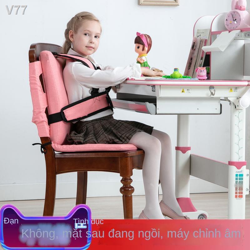 ▤▨Trẻ em ngồi học đúng tư thế sửa lưng chống cận thị gù viết đai thẳng dây đeo ghế