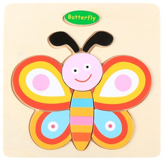 Bộ 5 Tranh Ghép Gỗ 3D Cho Bé